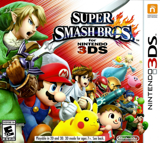 Super Smash Bros. For 3ds box art