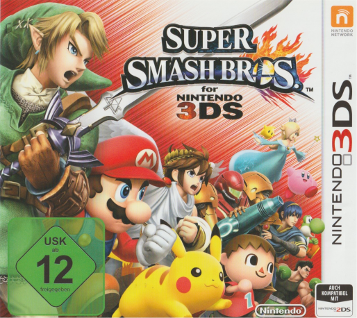 Super Smash Bros. For 3ds — box-2D (DE)