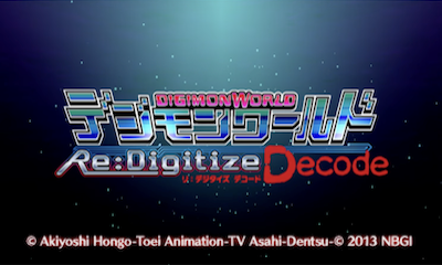 Digimon World Re - Digitize Decode — sstitle (JP)