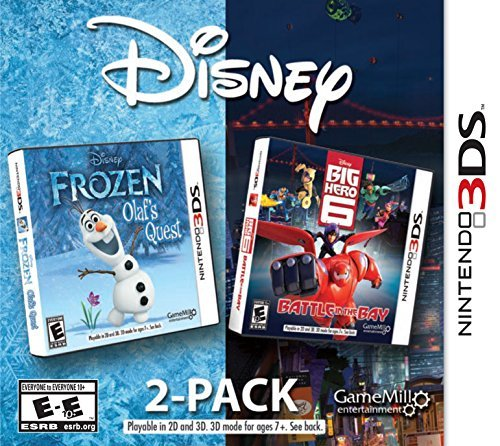 Disney 2-pack - Frozen - Olaf's Quest   Big Hero 6 - Battle In The Bay box art