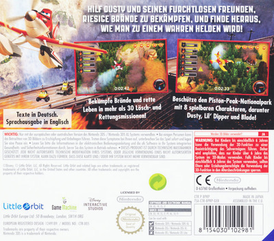 Disney Planes - Fire And Rescue — box-2D-back (EU)
