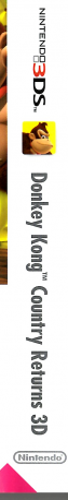 Donkey Kong Country Returns 3D — box-2D-side (FR)