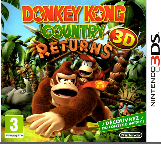 Donkey Kong Country Returns 3D — box-2D (FR)