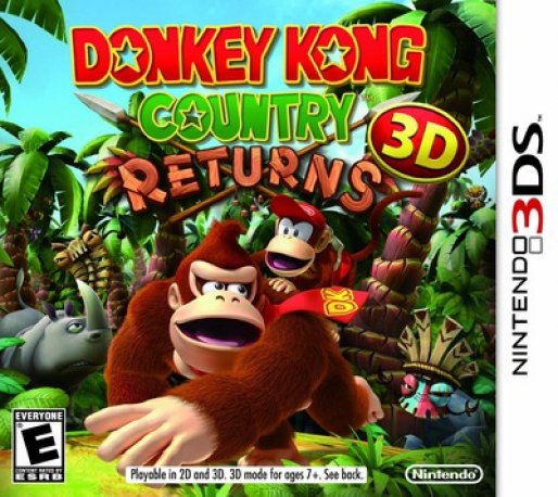 Donkey Kong Country Returns 3D box art