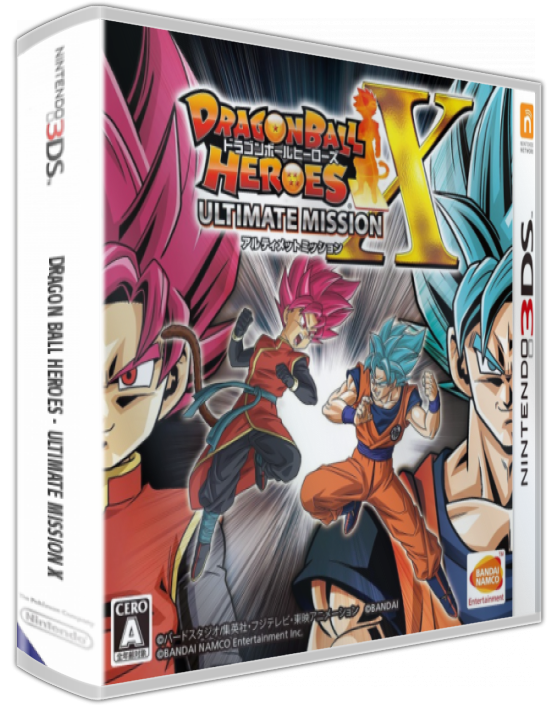 Dragon Ball Heroes - Ultimate Mission X — box-3D (JP)