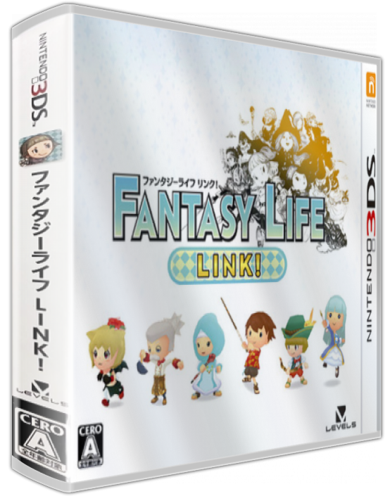 Fantasy Life Link — box-3D (JP)