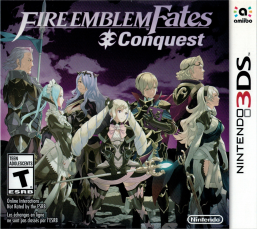 Fire Emblem Fates: Conquest — box-2D (CA)