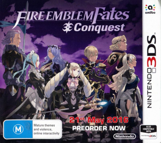 Fire Emblem Fates: Conquest — box-2D (AU)