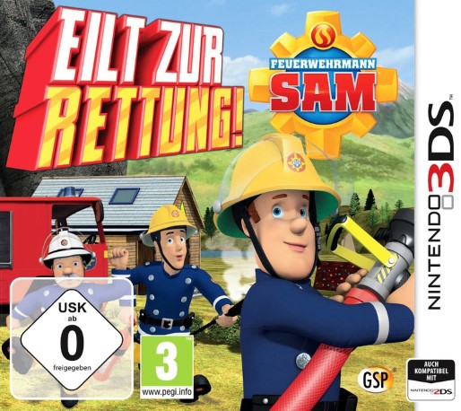 Fireman Sam - To The Rescue — box-2D (DE)
