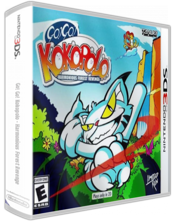 Go! Go! Kokopolo - Harmonious Forest Revenge — box-3D (US)
