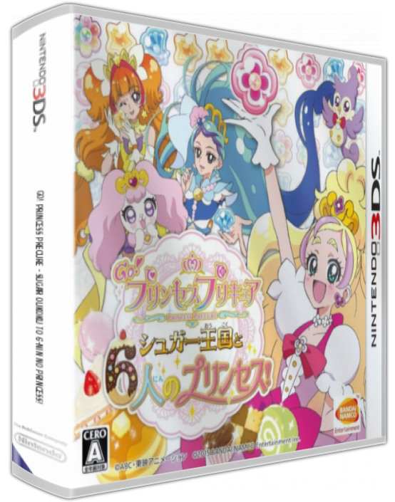 Go! Princess Precure - Sugar Oukoku To 6-nin No Princess! — box-3D (JP)