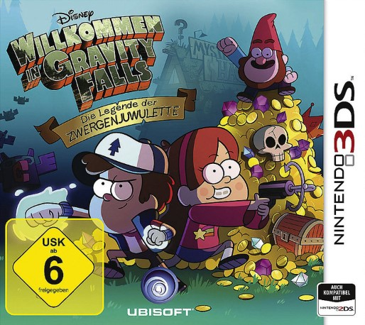 Gravity Falls - Legend of the Gnome Gemulets — box-2D (DE)