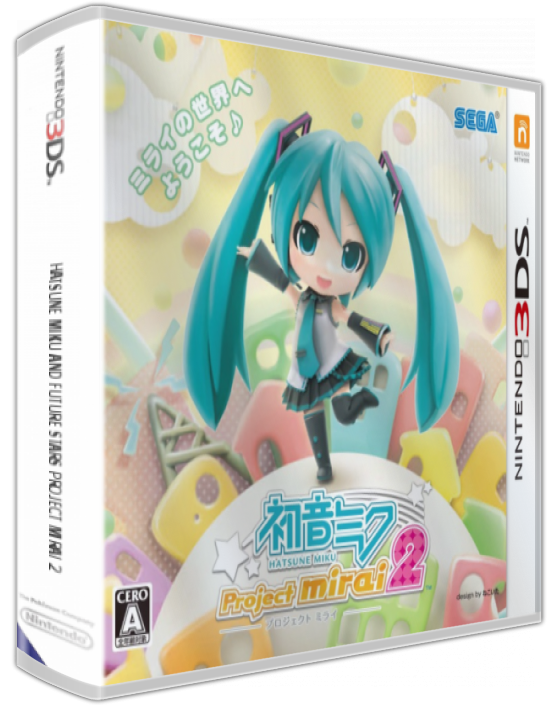 Hatsune Miku - Project Mirai 2 — box-3D (JP)