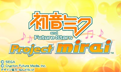 Hatsune Miku And Future Stars - Project Mirai — sstitle (WOR)