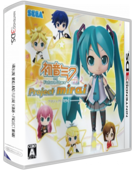Hatsune Miku And Future Stars - Project Mirai — box-3D (JP)