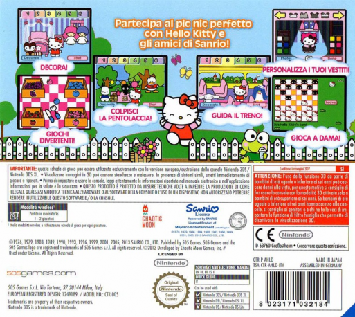 Hello Kitty Picnic With Sanrio Characters — box-2D-back (EU)