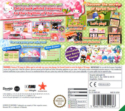 Hello Kitty And The Apron Of Magic - Rhythm Cooking — box-2D-back (EU)