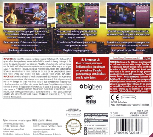 Hollywood Fame - Hidden Object Adventure — box-2D-back (EU)