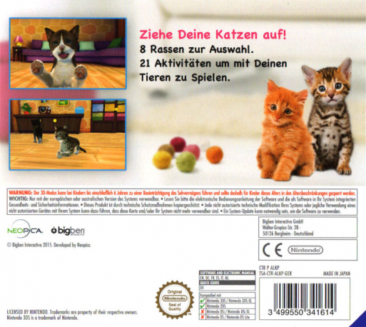 I Love My Cats — box-2D-back (DE)