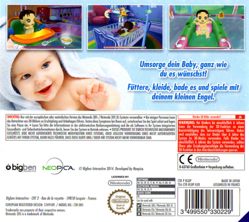 I Love My Little Boy — box-2D-back (DE)