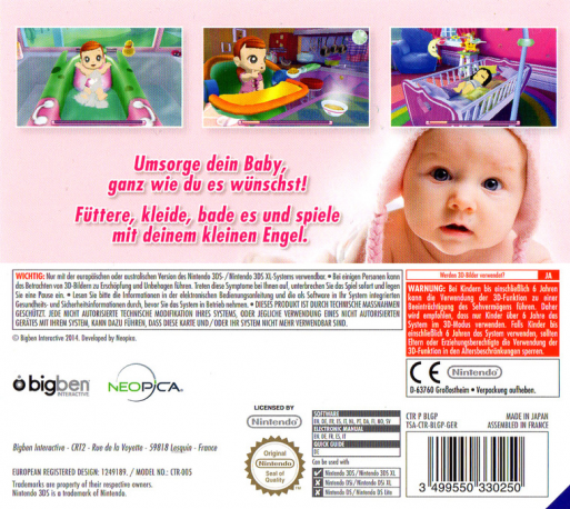 I Love My Little Girl — box-2D-back (DE)