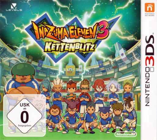 Inazuma Eleven 3: Lightning Bolt — box-2D (DE)