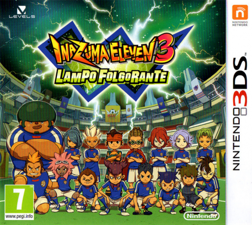 Inazuma Eleven 3: Lightning Bolt — box-2D (IT)