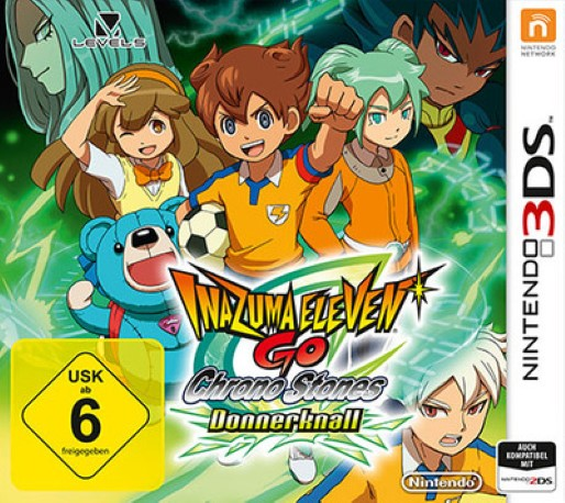 Inazuma Eleven GO - Chrono Stones - Thunderflash — box-2D (DE)