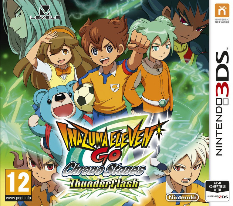 Inazuma Eleven GO - Chrono Stones - Thunderflash box art