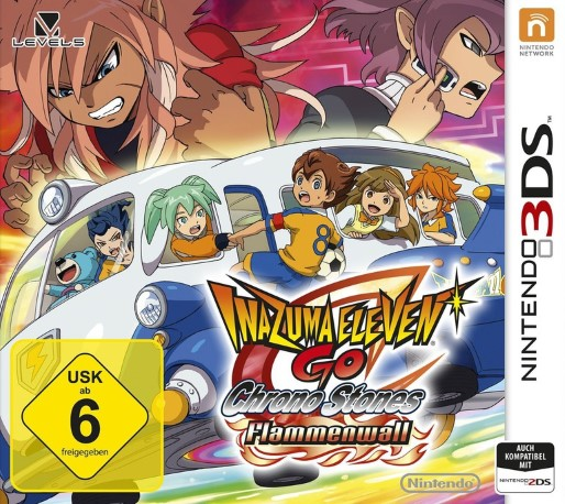 Inazuma Eleven GO - Chrono Stones - Wildfire — box-2D (DE)