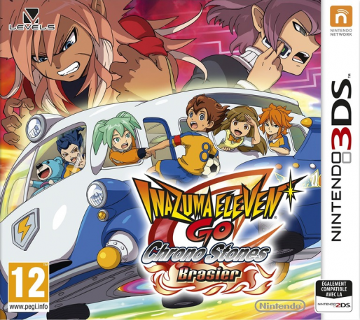 Inazuma Eleven GO - Chrono Stones - Wildfire — box-2D (FR)