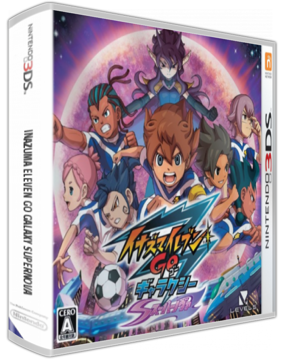 Inazuma Eleven Go Galaxy Supernova — box-3D (JP)