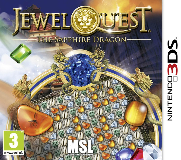 Jewel Quest - The Sapphire Dragon box art