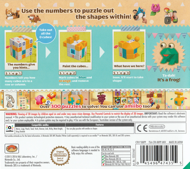 Picross 3D: Round 2 — box-2D-back (EU)