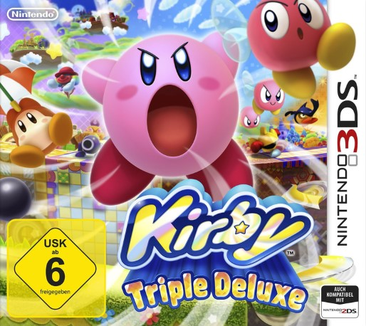 Kirby - Triple Deluxe — box-2D (DE)
