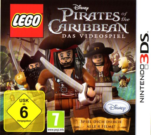 LEGO Pirates of the Caribbean: The Video Game — box-2D (DE)