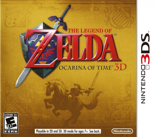 Legend Of Zelda - Ocarina Of Time 3d, The box art