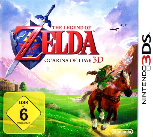 Legend Of Zelda - Ocarina Of Time 3d, The — box-2D (DE)