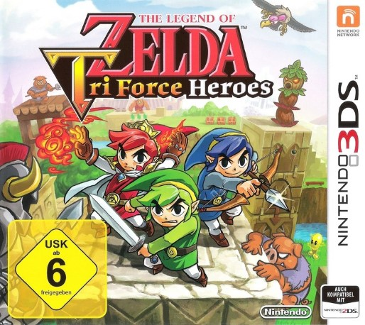 The Legend of Zelda : Tri Force Heroes — box-2D (DE)
