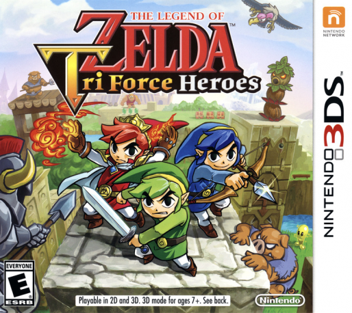 The Legend of Zelda : Tri Force Heroes box art