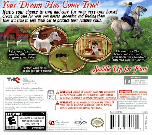 Let's Ride! Best In Breed 3d — box-2D-back (US)