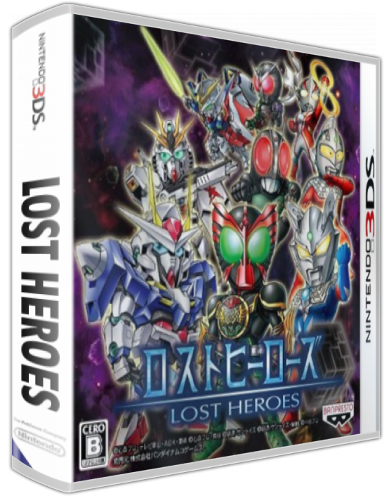 Lost Heroes — box-3D (JP)