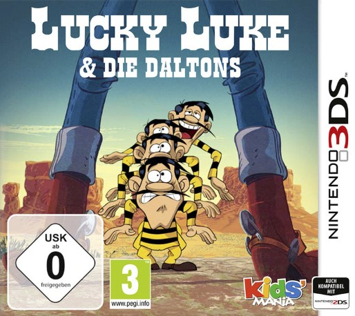 Lucky Luke & The Daltons — box-2D (DE)