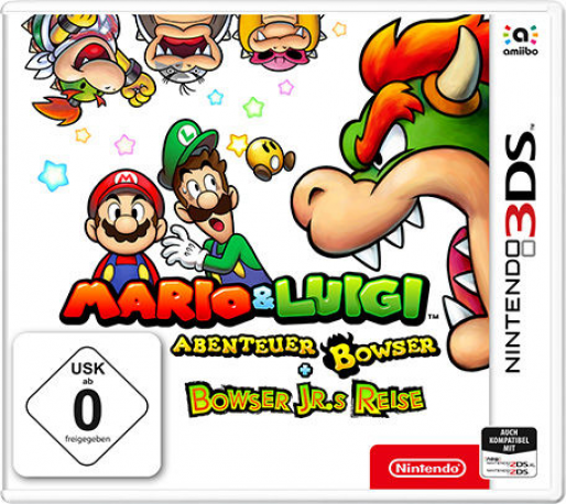 Mario & Luigi: Bowser's Inside Story + Bowser Jr.'s Journey — box-2D (DE)