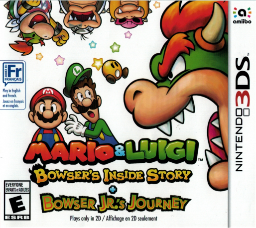 Mario & Luigi: Bowser's Inside Story + Bowser Jr.'s Journey — box-2D (CA)