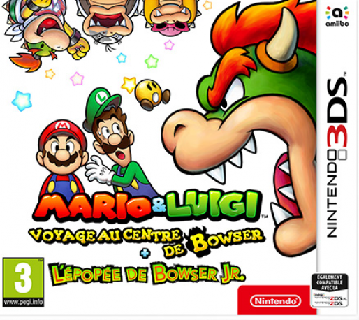 Mario & Luigi: Bowser's Inside Story + Bowser Jr.'s Journey — box-2D (FR)