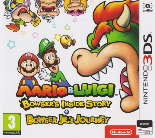 Mario & Luigi: Bowser's Inside Story + Bowser Jr.'s Journey — box-2D (EU)