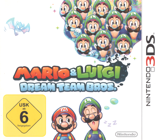 Mario And Luigi - Dream Team Bros. — box-2D (DE)