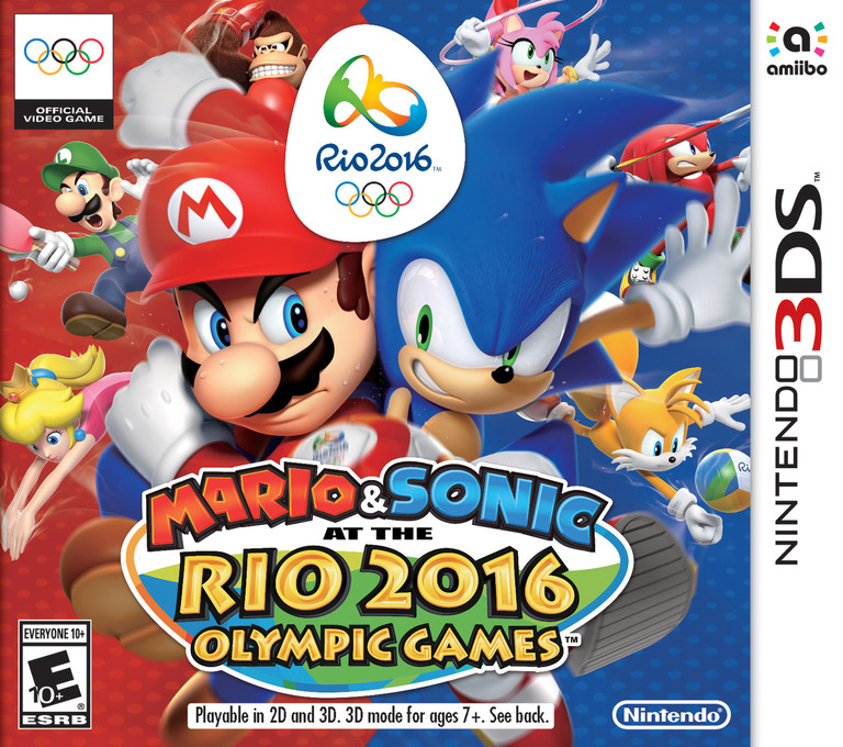 Mario And Sonic At The Rio 2016 Olympic Games box art