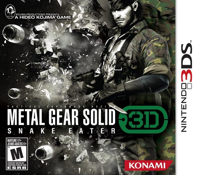 Metal Gear Solid : Snake Eater 3D box art